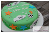 Soccer Cake with Fondant