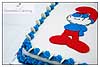 Papa Smurf Cake