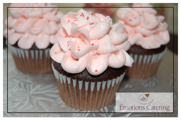 Buttercream Icing Flower Cupcakes