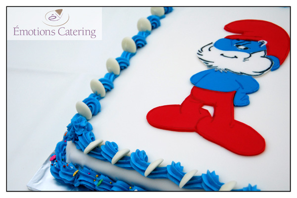 Papa Smurf Cake